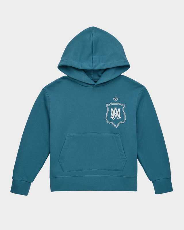 Kid's MA Crest Cotton Hoodie, Size 4-12